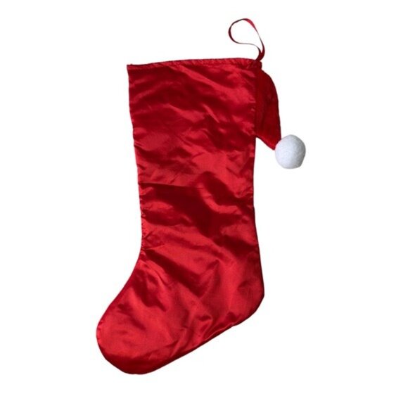 Disney Nightmare Before Christmas Jack Skeleton Stocking Red White Santa Claus - Picture 5 of 9
